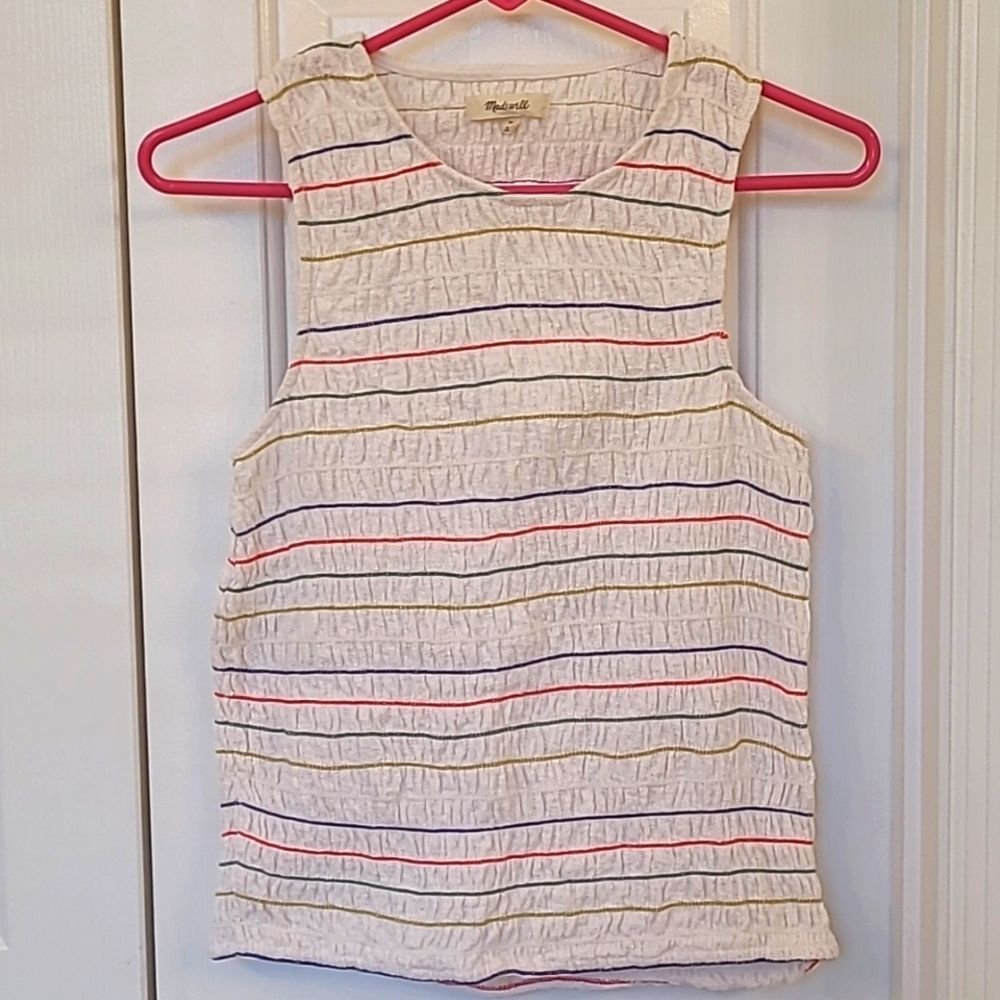 Madewell Ruched Tank Size Medium